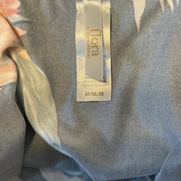 Floral by Flora Nikrooz Cami Short & Robe Floral 3 Pc Pajama Set Medium NWOT - Picture 10 of 16